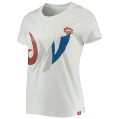 White Washington Wizards Sportiqe Women's Cabo T-Shirt | NBA