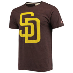 San Diego Padres Homage Hand Drawn Logo Tri-Blend T-Shirt - MLB T-shirts