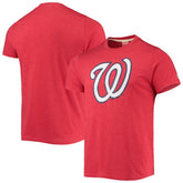 Washington Nationals Homage Hand Drawn Logo Tri-Blend T-Shirt - MLB T-shirts