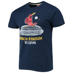 St. Louis Cardinals Homage Busch Stadium Tri-Blend T-Shirt - MLB T-shirts