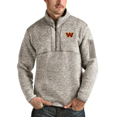Washington Commanders Antigua Fortune Quarter-Zip Pullover Jacket | NFL Online