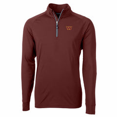 Washington Commanders Cutter & Buck Adapt Eco Stretch Quarter-Zip Pullover Jacket | NFL On sale