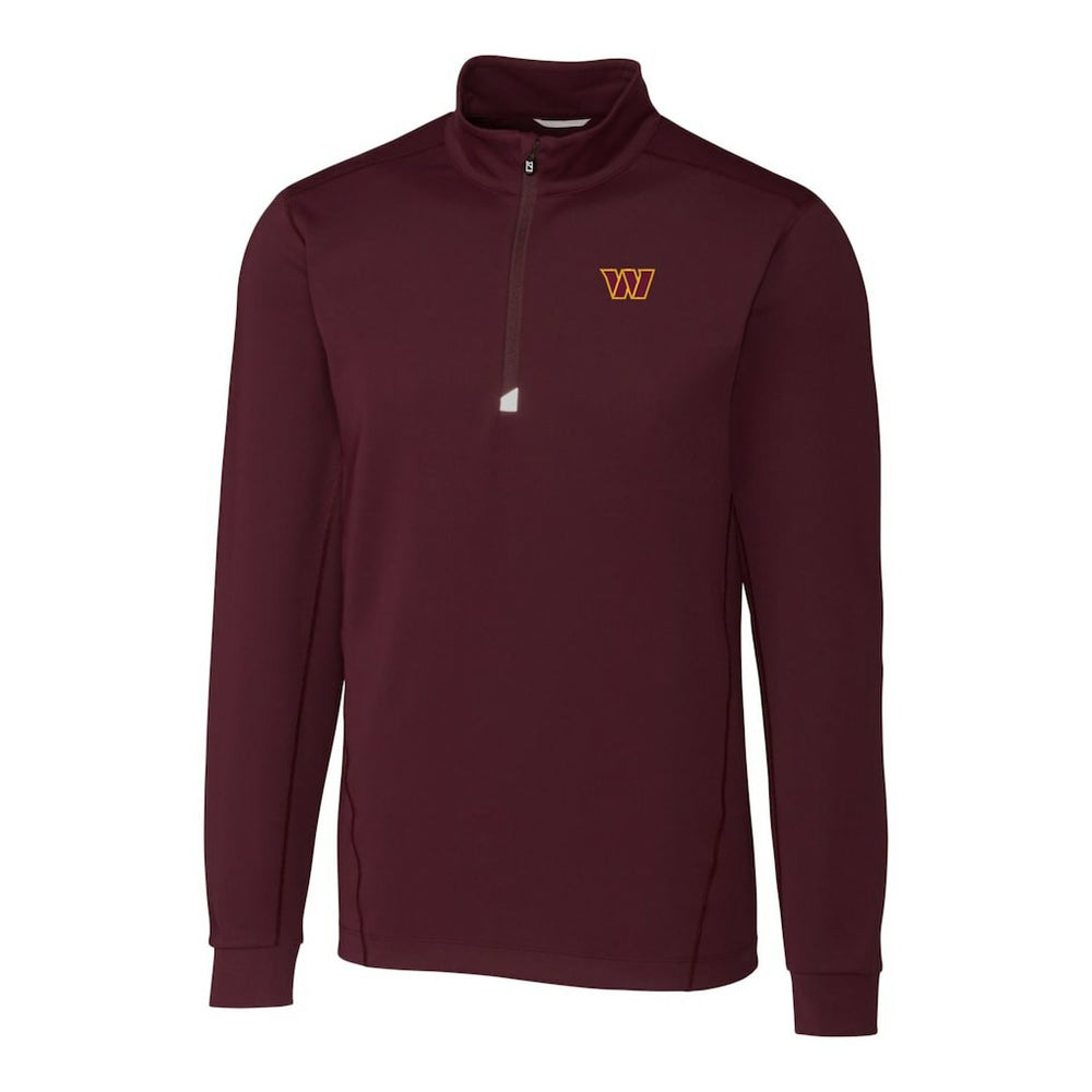 Washington Commanders Cutter & Buck Traverse Stretch Quarter-Zip Pullover Jacket | NFL US