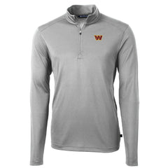 Washington Commanders Cutter & Buck Virtue Eco Pique Half-Zip Pullover Jacket | NFL Online