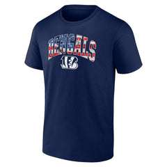 Cincinnati Bengals Banner Wave Logo T-Shirt | NFL Hot