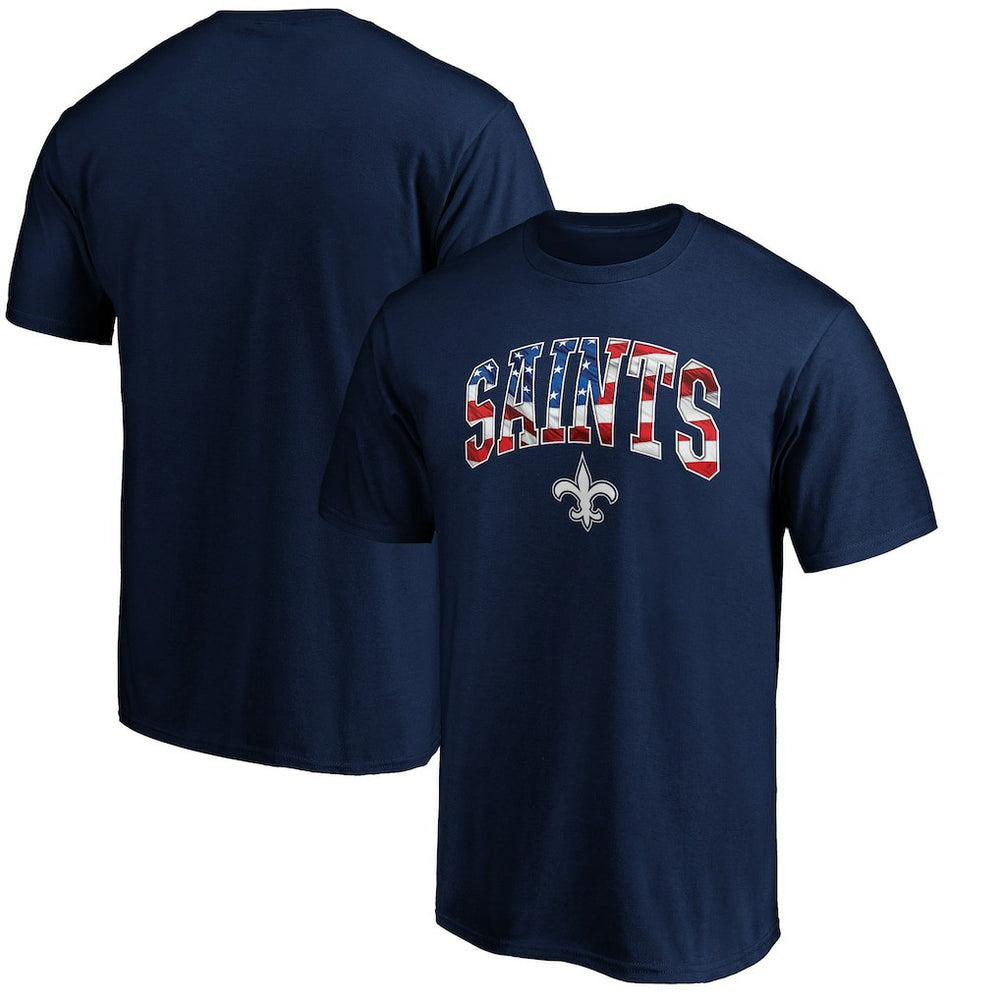 New Orleans Saints Banner Wave Logo T-Shirt | NFL New