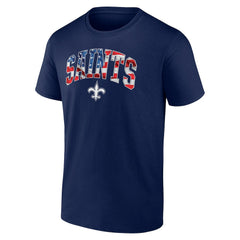New Orleans Saints Banner Wave Logo T-Shirt | NFL New