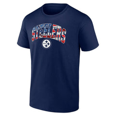 Pittsburgh Steelers Banner Wave Logo T-Shirt | NFL US