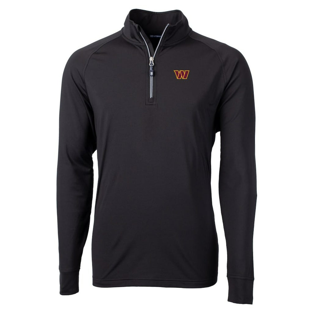 Washington Commanders Cutter & Buck Big & Tall Adapt Eco Knit Stretch Quarter-Zip Pullover Jacket | NFL US
