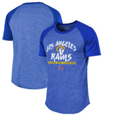 Los Angeles Rams Majestic Threads 2-Time Super Bowl s Tri-Blend Raglan T-Shirt | NFL Hot