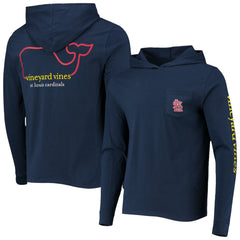 St. Louis Cardinals Vineyard Vines Long Sleeve Hoodie T-Shirt - MLB Hoodies