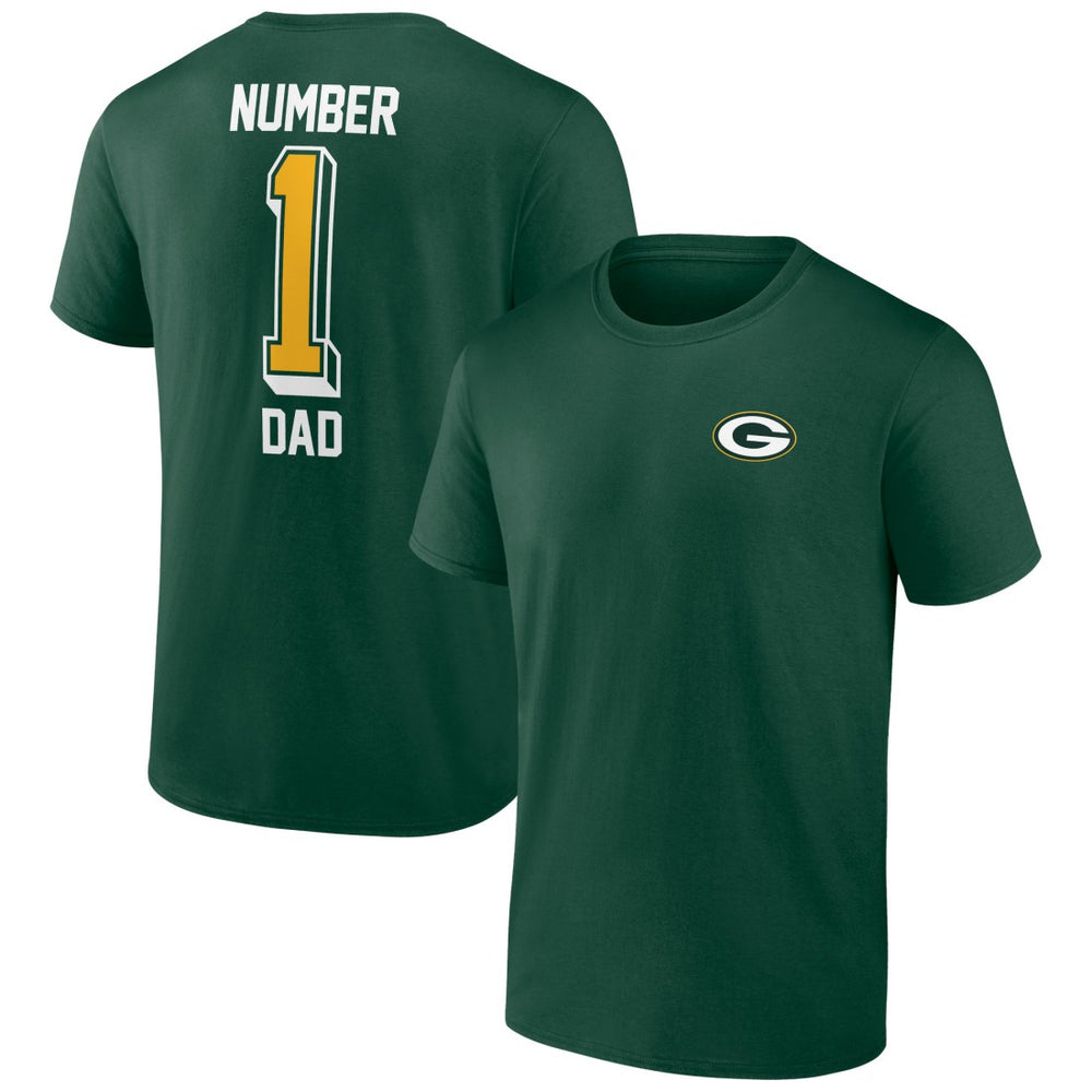 Green Bay Packers Number One Dad T-Shirt | NFL Outlet