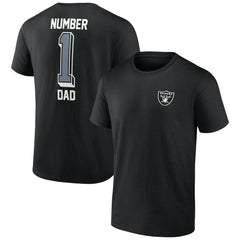 Las Vegas Raiders Number One Dad T-Shirt | NFL On sale