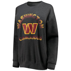 Washington Commanders WEAR by Erin Andrews Women's Oversized Fleece Pullover Sweatshirt | NFL New