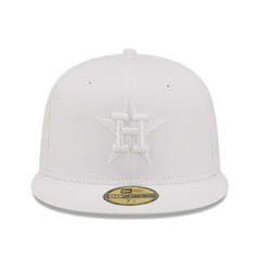 Houston Astros New Era White on White 59FIFTY Fitted Hat - MLB Hats