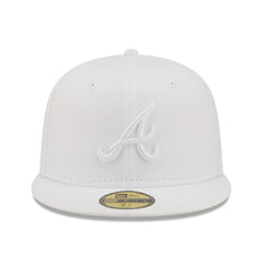 Atlanta Braves New Era White on White 59FIFTY Fitted Hat - MLB Hats