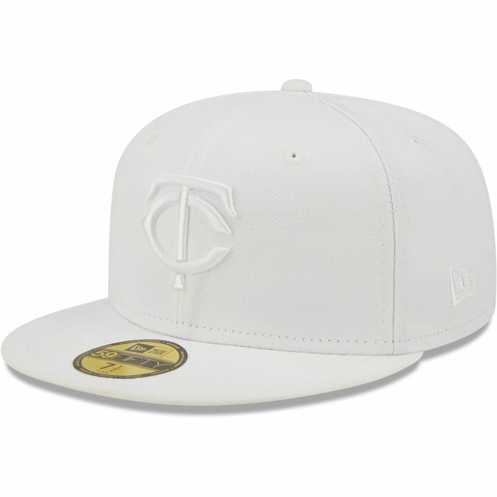 Minnesota Twins New Era White on White 59FIFTY Fitted Hat - MLB Hats