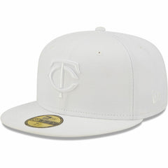 Minnesota Twins New Era White on White 59FIFTY Fitted Hat - MLB Hats