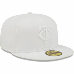 Minnesota Twins New Era White on White 59FIFTY Fitted Hat - MLB Hats