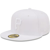 Pittsburgh Pirates New Era White on White 59FIFTY Fitted Hat - MLB Hats