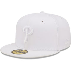 Philadelphia Phillies New Era White on White 59FIFTY Fitted Hat - MLB Hats