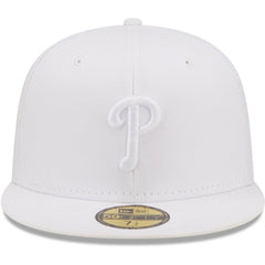 Philadelphia Phillies New Era White on White 59FIFTY Fitted Hat - MLB Hats