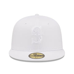 Seattle Mariners New Era White on White 59FIFTY Fitted Hat - MLB Hats