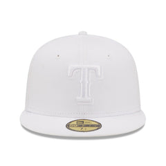 Texas Rangers New Era White on White 59FIFTY Fitted Hat - MLB Hats