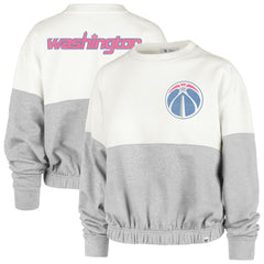 Cream Washington Wizards '47 Women's City Edition Take Two Bonita Sweatshirt | NBA