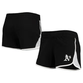 Athletics New Era Women's Stretch French Terry Shorts - MLB Shorts