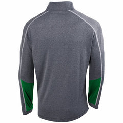 Heathered Gray/Green Milwaukee Bucks Omni-Wick Shotgun 2.0 Quarter-Zip Pullover Top | NBA