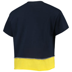 Milwaukee Brewers Refried Apparel Women's Cropped T-Shirt - MLB T-shirts