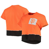 San Francisco Giants Refried Apparel Women's Cropped T-Shirt - MLB T-shirts