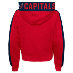 Washington Capitals Girls Youth Record Setter Pullover Hoodie - NHL Hoodies
