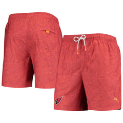 Arizona Cardinals Team Naples Layered Leaves Swim Trunks | NFL US