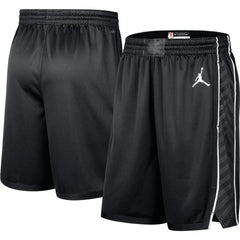 Black Brooklyn Nets Jordan Brand 2022/2023 Statement Edition Swingman Performance Shorts | NBA