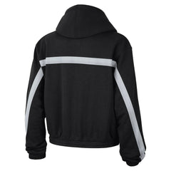 Black Brooklyn Nets Jordan Brand Women's Courtside Statement Edition Pullover Hoodie | NBA