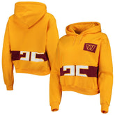 Washington Commanders Refried Apparel Women's Cropped Pullover Hoodie | NFL Sale