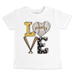 Pittsburgh Pirates Tiny Turnip Youth Baseball Love T-Shirt - MLB T-shirts