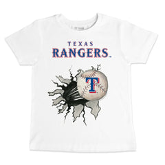 Texas Rangers Tiny Turnip Youth Baseball Tear T-Shirt - MLB T-shirts