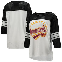 Washington Commanders G-III 4Her by Carl Banks Women's First Team 3/4-Sleeve Mesh T-Shirt | NFL Sale