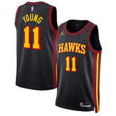 Black Trae Young Atlanta Hawks Jordan Brand Unisex Swingman Jersey | NBA