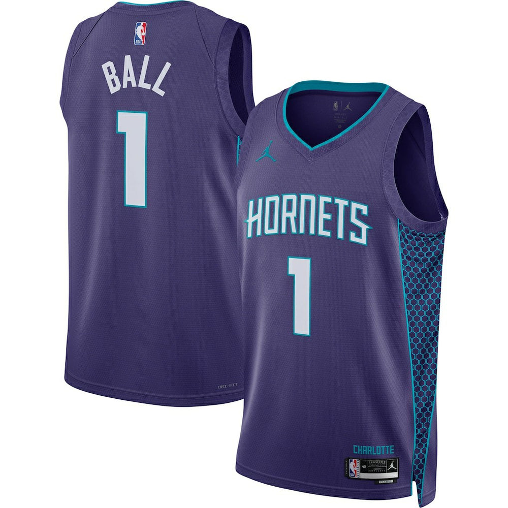 Purple LaMelo Ball Charlotte Hornets Jordan Brand Unisex Swingman Jersey | NBA