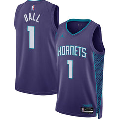 Purple LaMelo Ball Charlotte Hornets Jordan Brand Unisex Swingman Jersey | NBA
