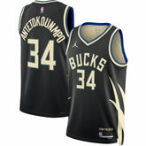 Black Giannis Antetokounmpo Milwaukee Bucks Jordan Brand Unisex Swingman Jersey | NBA