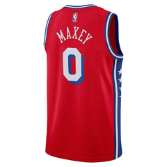 Red Tyrese Maxey Philadelphia 76ers Jordan Brand Unisex Swingman Jersey | NBA