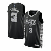 Black Keldon Johnson San Antonio Spurs Jordan Brand Unisex Swingman Jersey | NBA