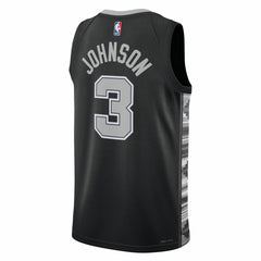 Black Keldon Johnson San Antonio Spurs Jordan Brand Unisex Swingman Jersey | NBA