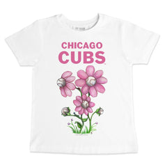 Chicago Cubs Tiny Turnip Youth Blooming Baseballs T-Shirt - MLB T-shirts