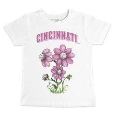 Cincinnati Reds Tiny Turnip Youth Blooming Baseballs T-Shirt - MLB T-shirts